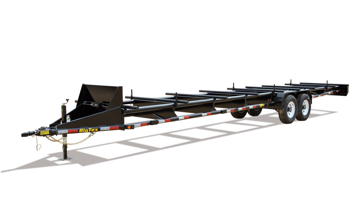 Tandem Axle Pipe Transport Trailer