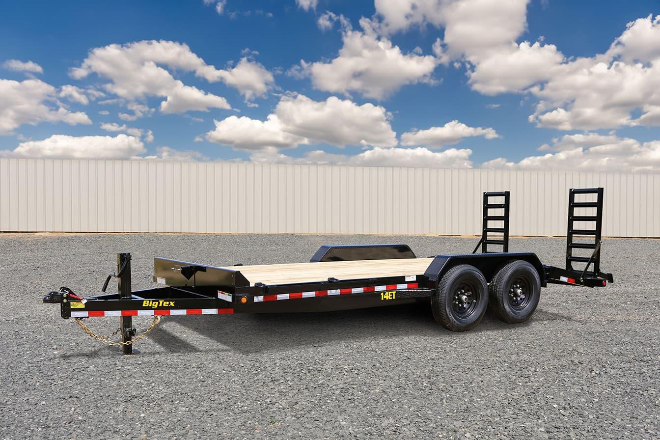 Big Tex 14ET-MR 14K TAND EQUIP W/DT 83×20 MR DVT Mega Ramps, Black image 0