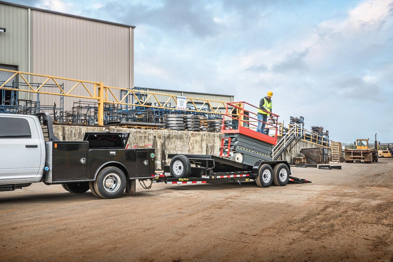 Big Tex 14FT 83″ x 16 Heavy Duty Full Tilt Bed Equipment Trailer image 1