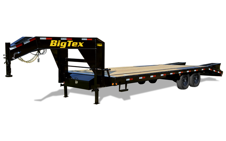 Single Wheel Tandem Axle Gooseneck Trailer