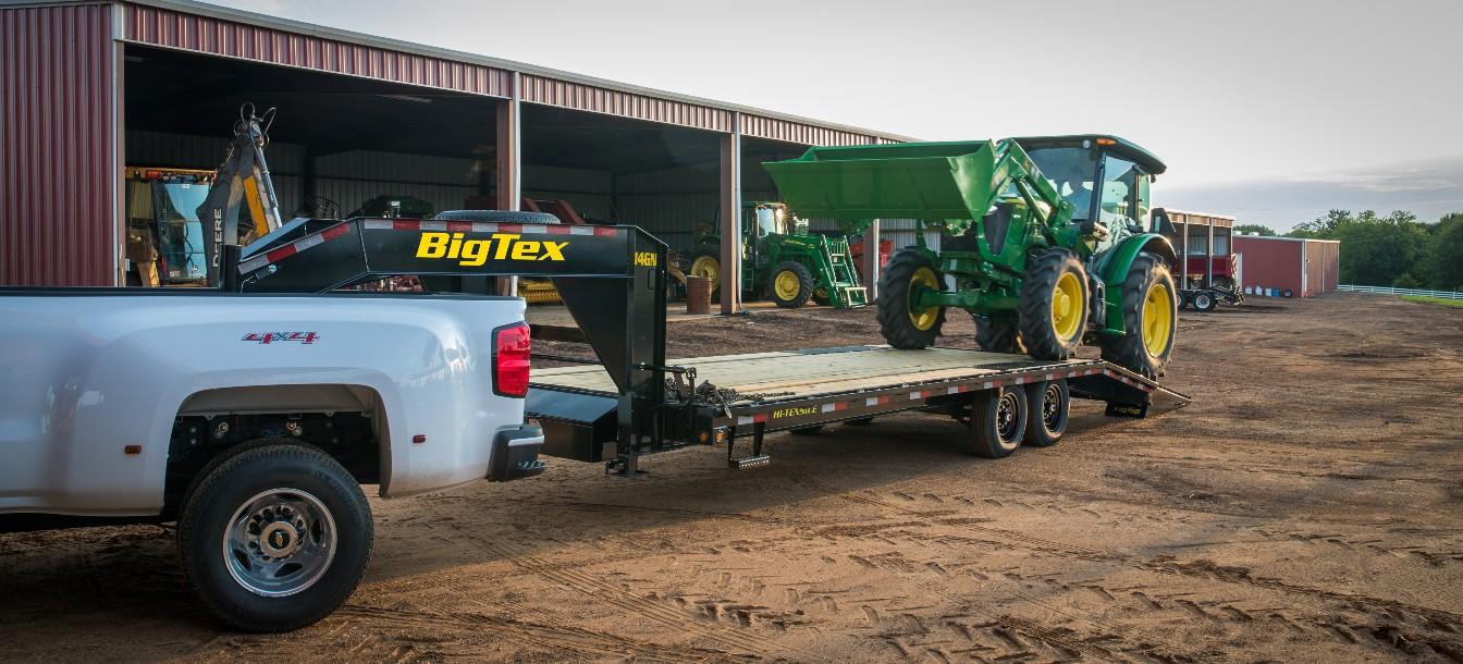 Big Tex 14GN 14,000#,TA,GN,(8 1/2 x 25+5 Black,DT with 2-Megaramps image 2