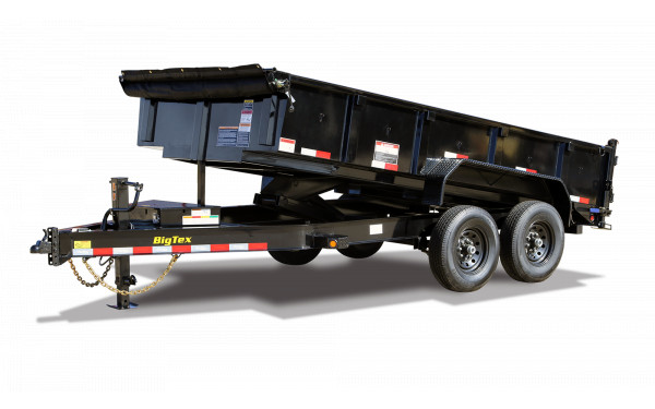 Big Tex 14LP 14K TAND LP DUMP 83″x14 6.5S 4 Sides, Black image 0