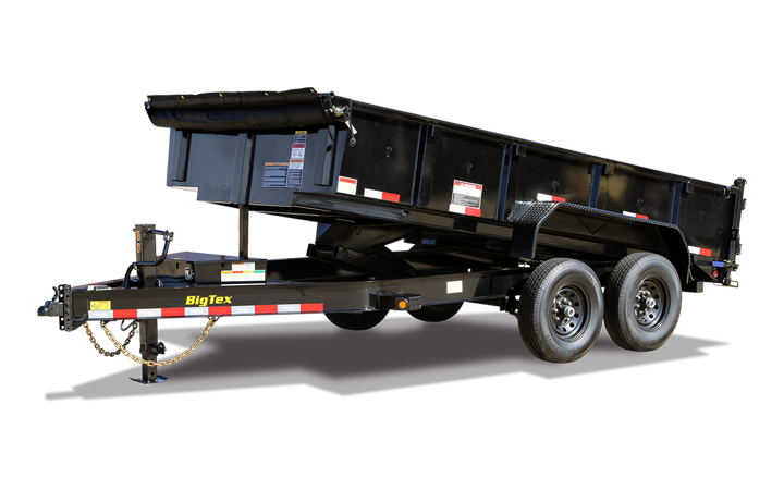 Big Tex 14LP 14K TAND LP DUMP 83"x14 6SIR Black