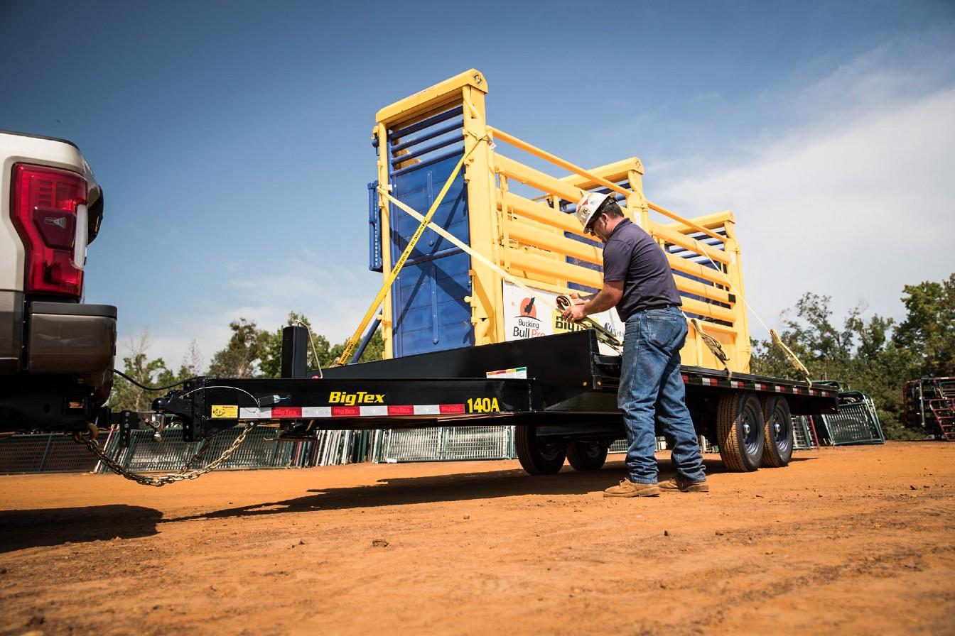 2024 Big Tex 14OA – Heavy Duty Over The Axle Bumper Pull Trailer 102″ x 20′ w/ 8′ slide-out ramps image 2