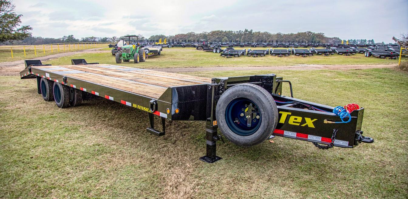 Big Tex 14PH-20BK+5MR (102″W x 20′ Deck with 5′ Mega Ramp, Single Wheel Tandem Axle Pintle, Electric Brakes on Both Axles and Spare Tire Mount) image 8