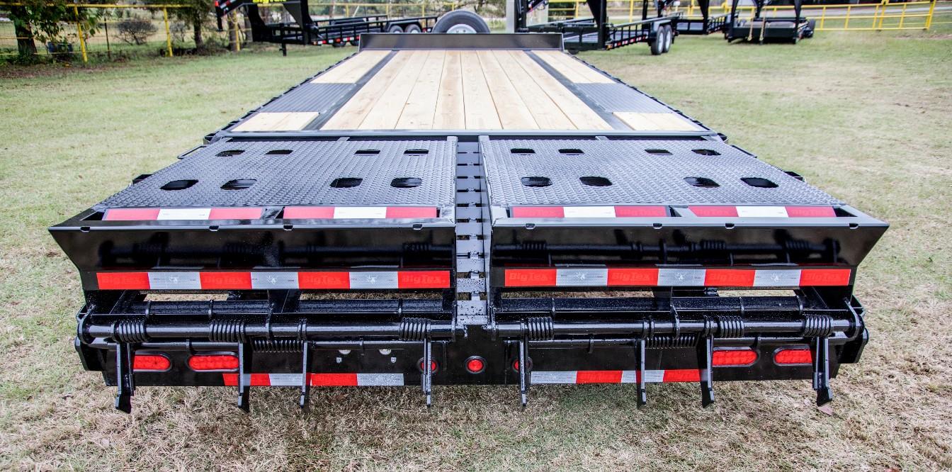 Big Tex 14PH 15.9K TAND PINTLE 102×20+5 DVT, MEGA RAMPS, Black image 0