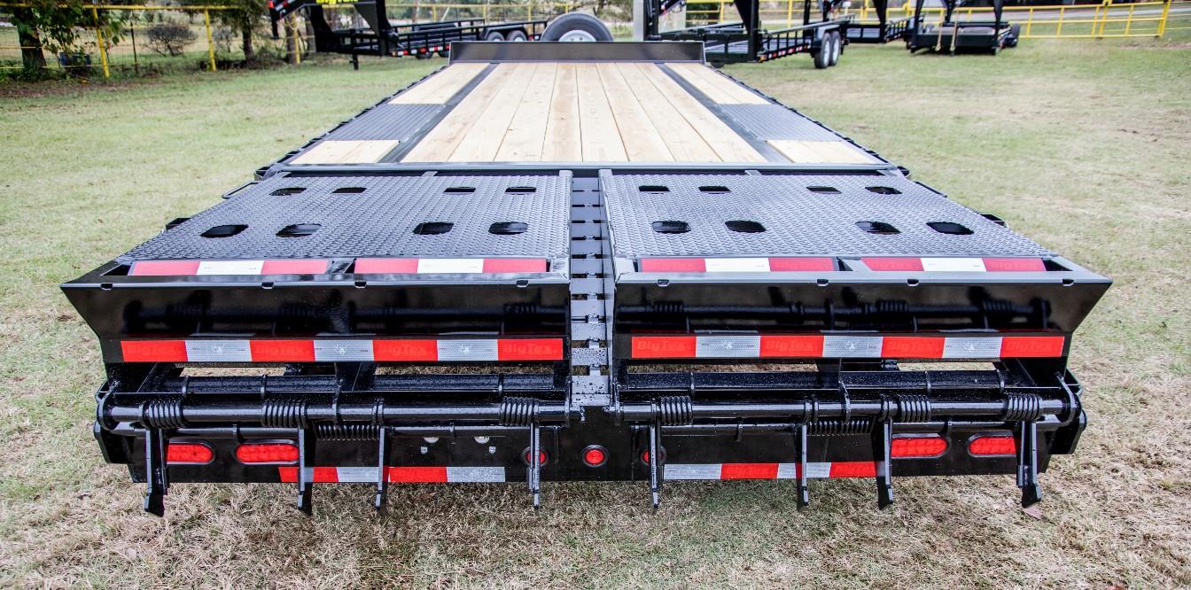 2023 Big Tex Single Wheel Tandem Axle Pintle Hitch Trailer 102″x20′ Straight Deck image 6