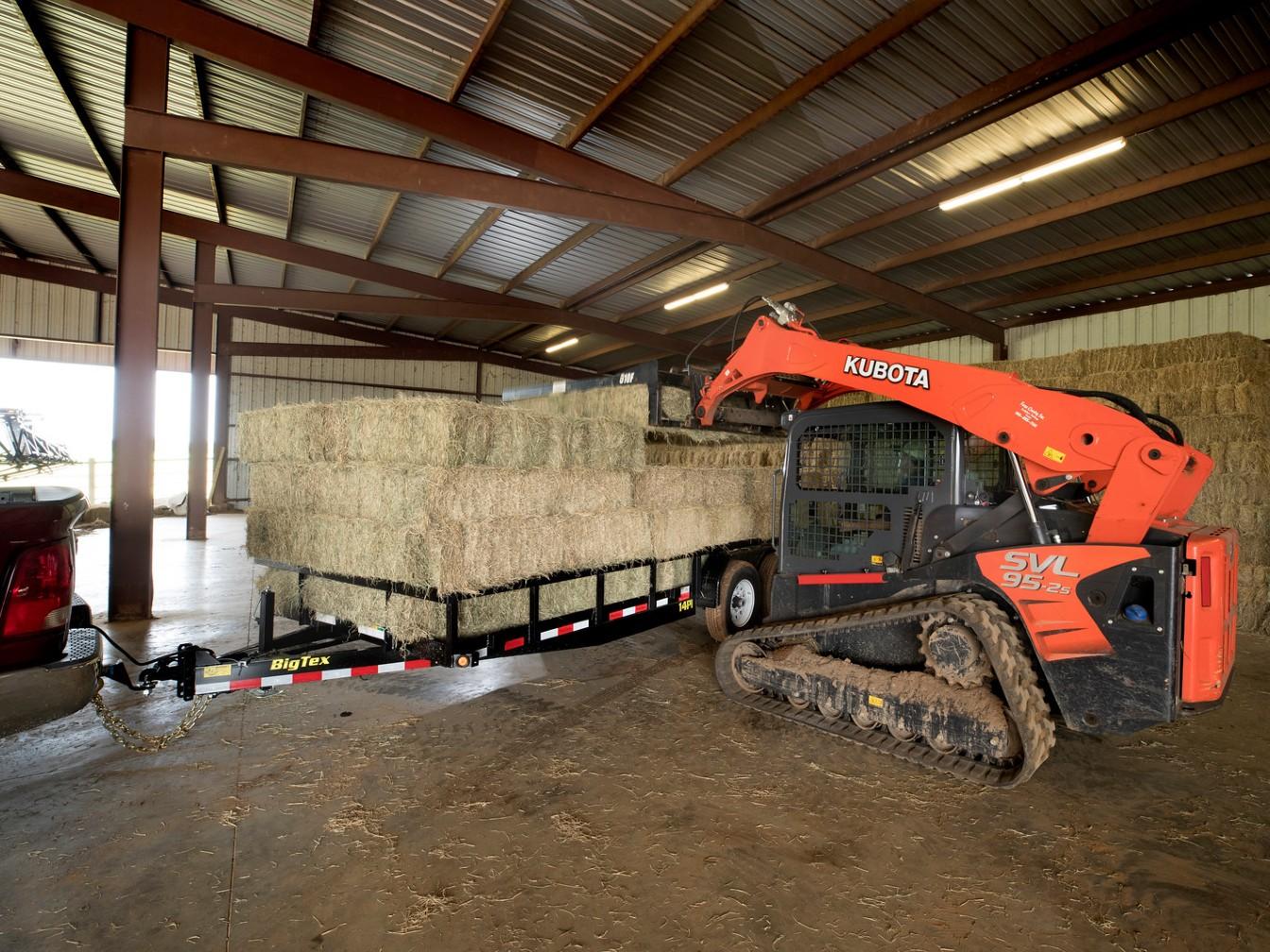 2024 Big Tex Heavy Duty Tandem Axle Pipe Top Utility Trailer 83”x 20’ w/ 4’ slide out ramps, spare tire mount, and dual brake axles. image 6