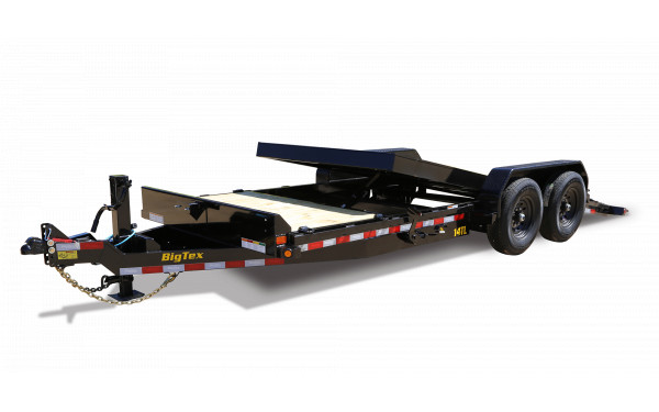Big Tex 14TL 83″ x 22 (16 + 6) Heavy Duty Tilt Bed Trailer image 0