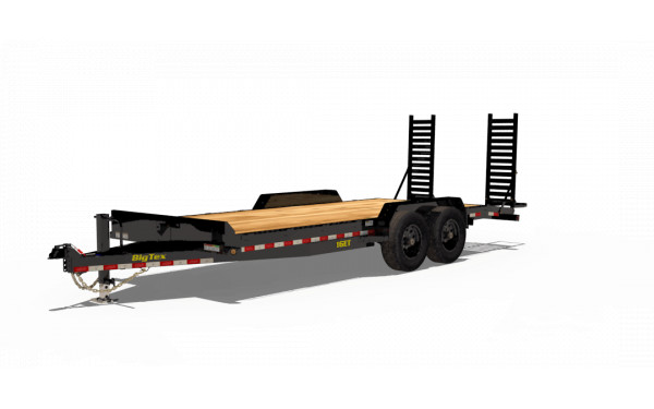 Big Tex 16ET 83″ x 17 + 3 (17 Deck w/ 3 Cleated Dovtail) Equipment Trailer image 0