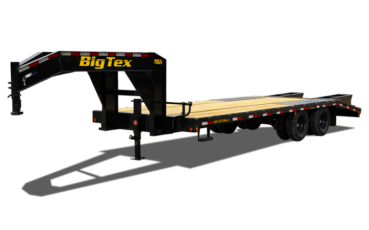Economy Tandem Dual Wheel Gooseneck Trailer