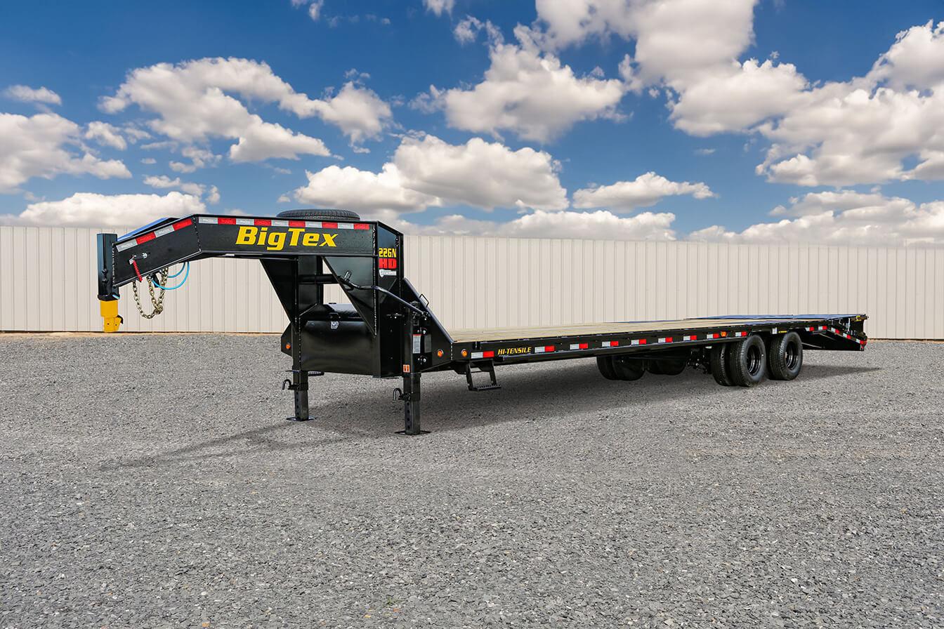 2024 Big Tex Tandem Axle Dual Wheel Gooseneck Trailer 102”x 35’+ 5’ w/ mega ramps  Black image 4