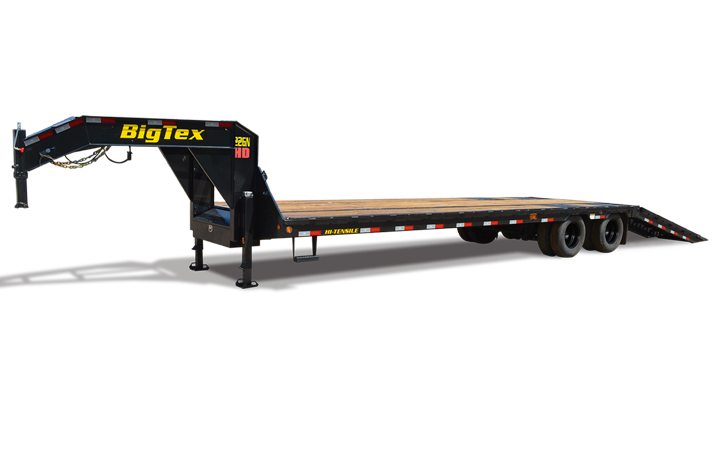 Big Tex 22GN-HDTS 102" x 40 (31 + 9) TD Gooseneck w/ Hydraulic Dovetail