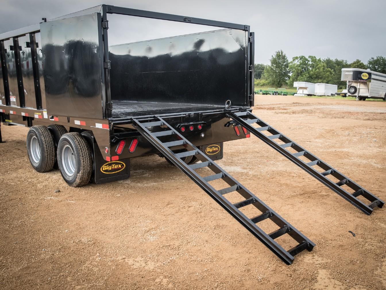 2024 Big Tex 25DU Heavy Duty Tandem Axle Gooseneck Trailer 92”x20’ w/ 4’ side walls, 10 ga floor, combo gate, 6’ slide in ramps, tarp kit. image 8