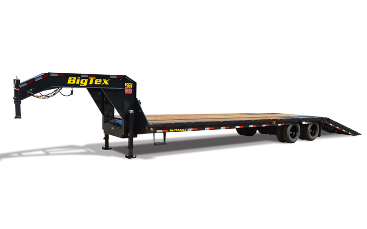 Heavy Duty Tandem Dual Wheel GN Hydraulic Dovetail Trailer