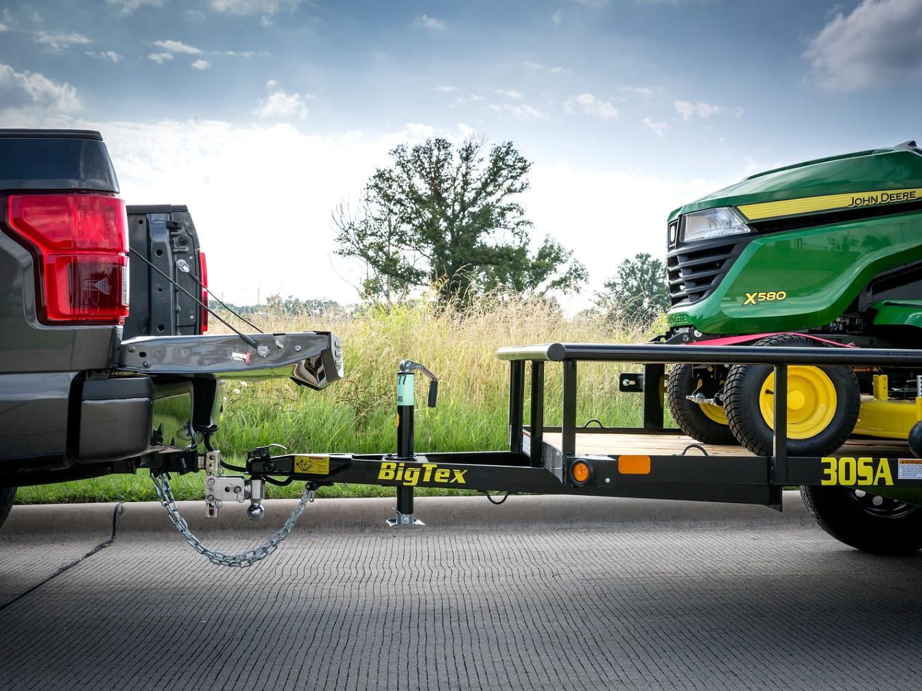 Big Tex 30SA 60”x8’ 2990# GVWR Single Axle Pipe Top Utility Trailer w/ 4’ Spring Assisted Ramp Gate, Spare Mount, and 1 idler axle. image 5