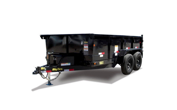 Big Tex 10LX 10K TAND DUMP 83″x12 6SIR Black image 0