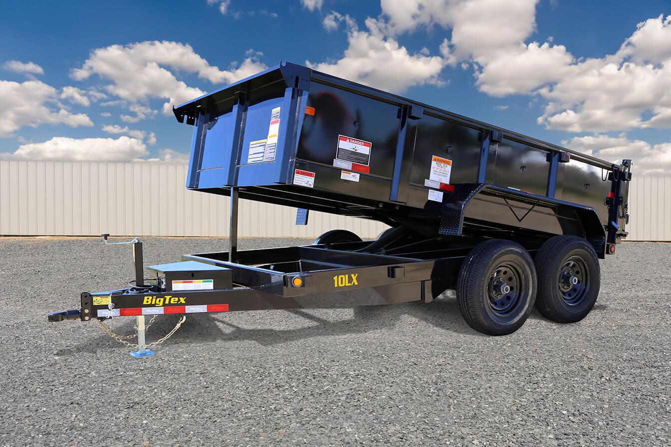 Big Tex 10LX 10K TAND DUMP 83″x12 6SIR Black image 0