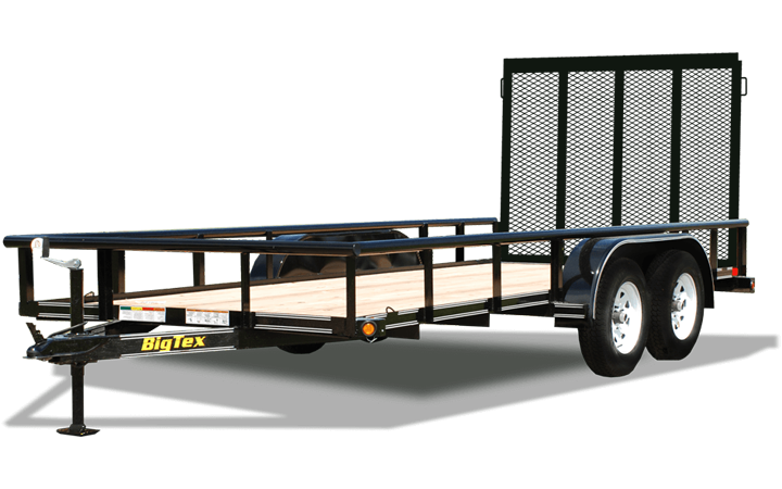 45SS-83" x 16 Tandem Axle Pipe Top Utility Trailer