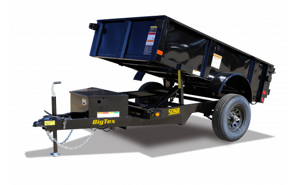 Big Tex 50SR 60″ x 10 Single Axle Single Ram Dump image 0