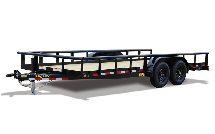 Pro Series Tandem Axle Pipe Top Utility Trailer