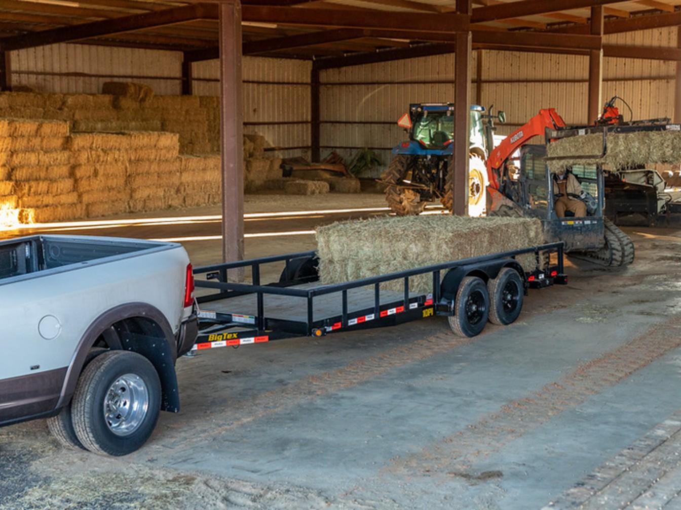 Big Tex 10PI 83″ x 18 Pro Series Tandem Axle Pipe Top Utility Trailer image 3