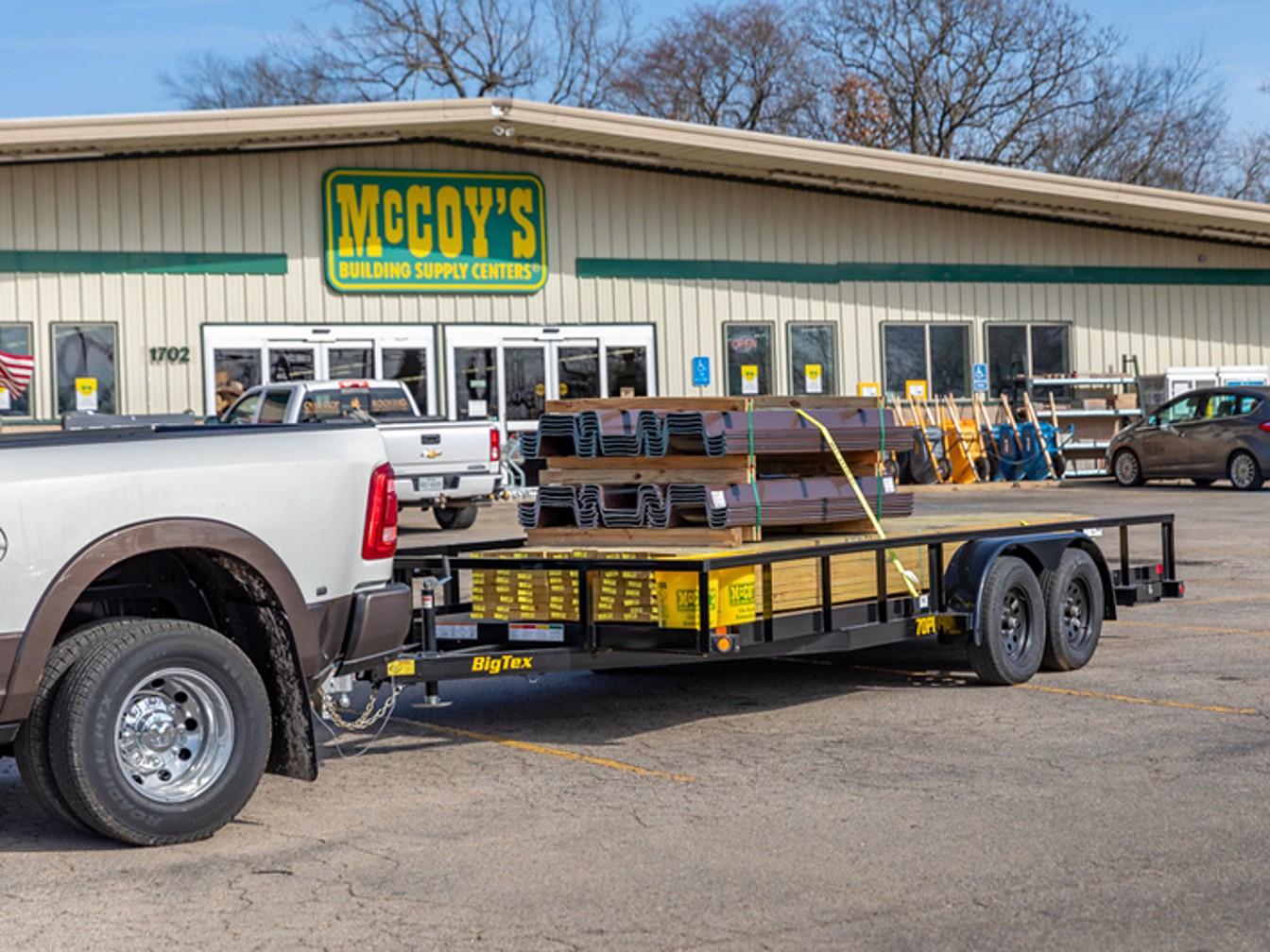 Big Tex 70PI-X 83″ x 18 Tandem Axle Pipe Top Utility Trailer image 9