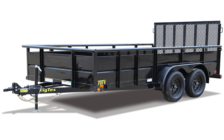 Big Tex 70TV 83" x 16 Tandem Axle Vanguard Trailer