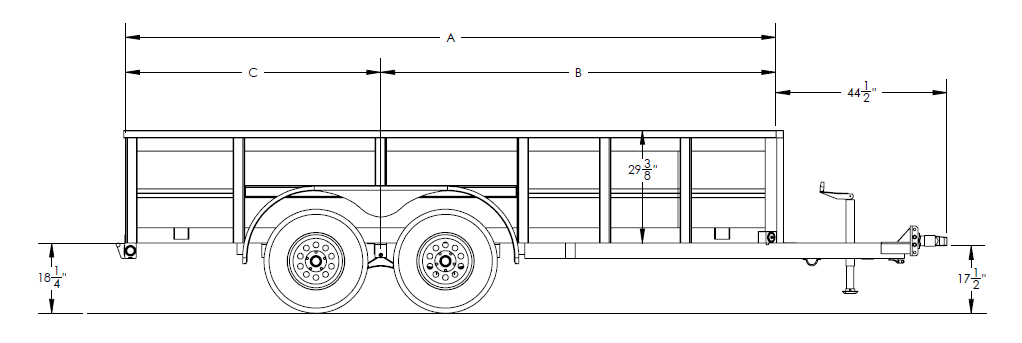 Tandem Axle Vanguard Trailer