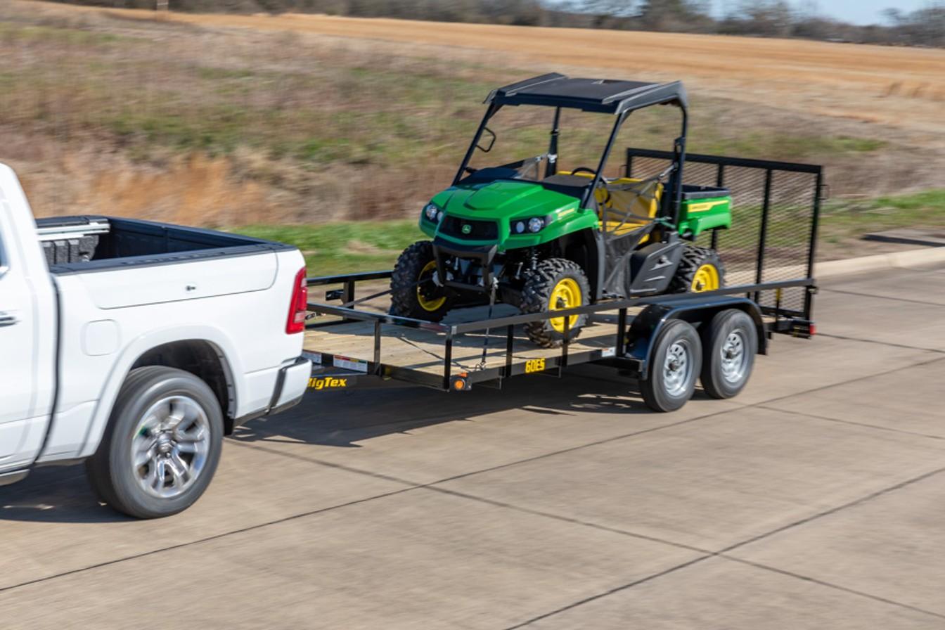 Big Tex 60ES 77″ x 12 Single Axle Utility Trailer image 1