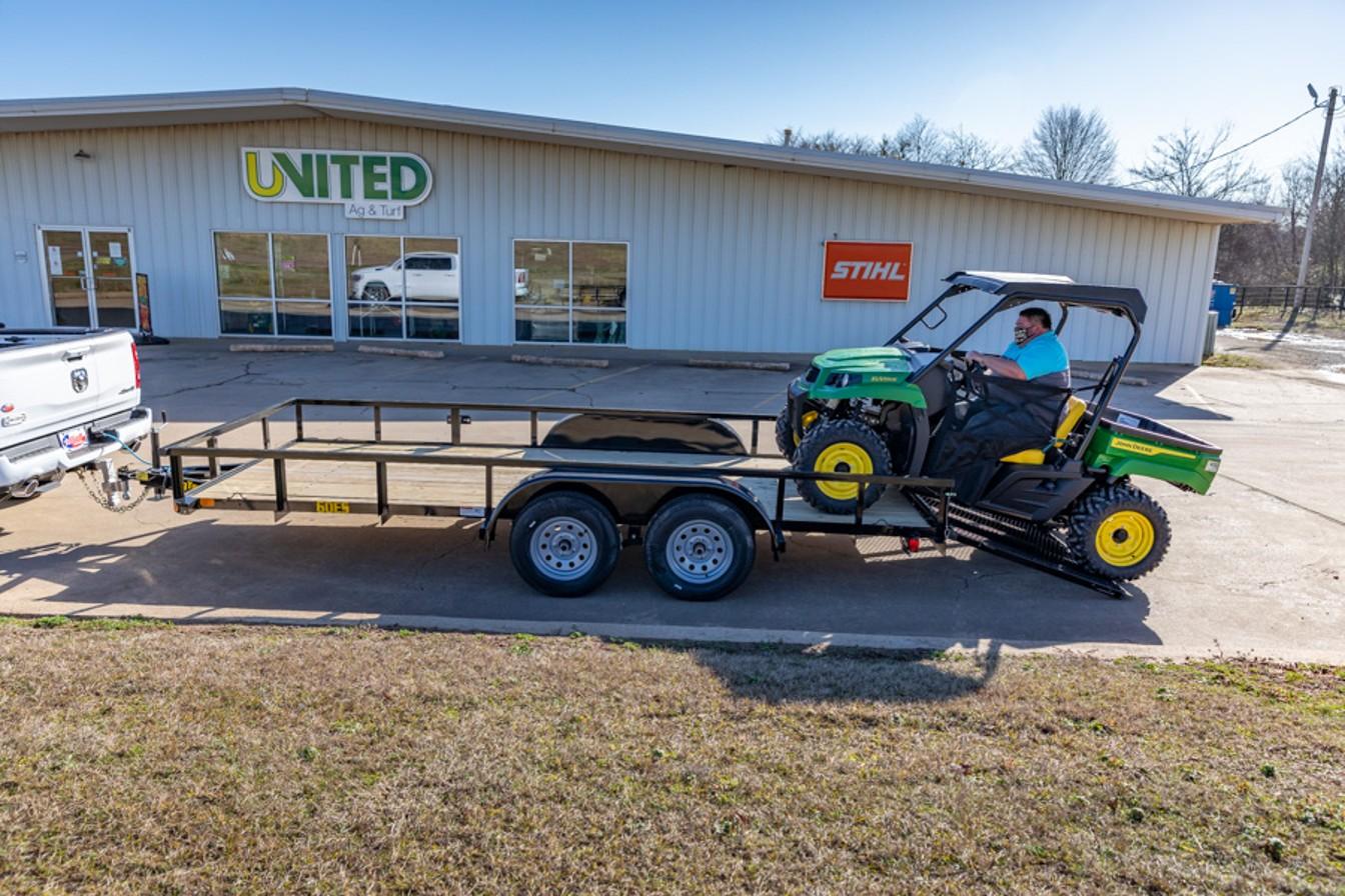 Big Tex 60ES 77″ x 12 Single Axle Utility Trailer image 2