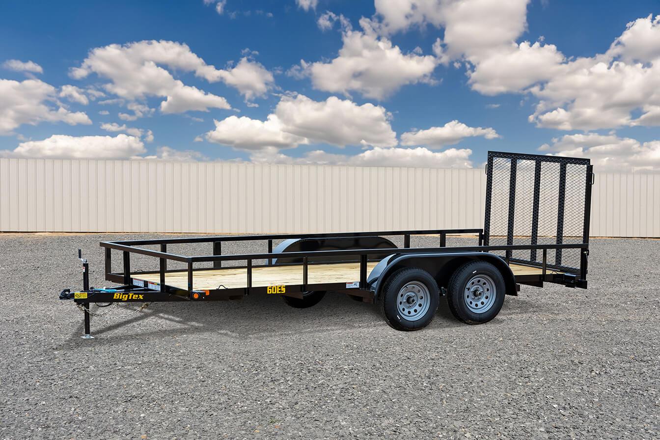 Big Tex 60ES 77″ x 12 Single Axle Utility Trailer image 2