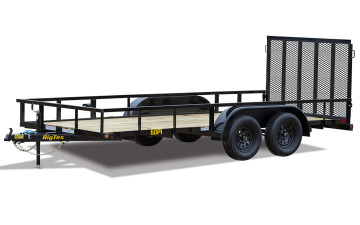 Big Tex 60PI 77" x 14 Tandem Axle Pipe Top Utility Trailer