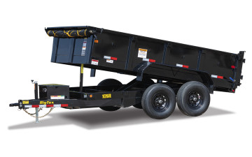 Big Tex 10SR 9,990#,TA,SR DUMP,(83 x 12) Black,6 SlR, LED,SPMT
