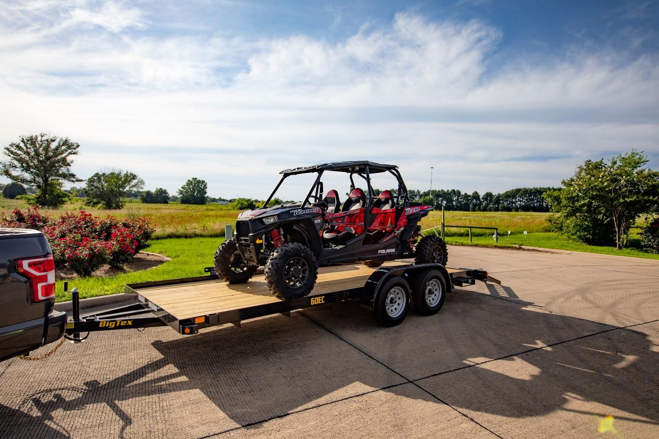 Big Tex 16′ Economy Style Car Hauler with Brakes on 2 Axles 60EC-16BK2B image 4