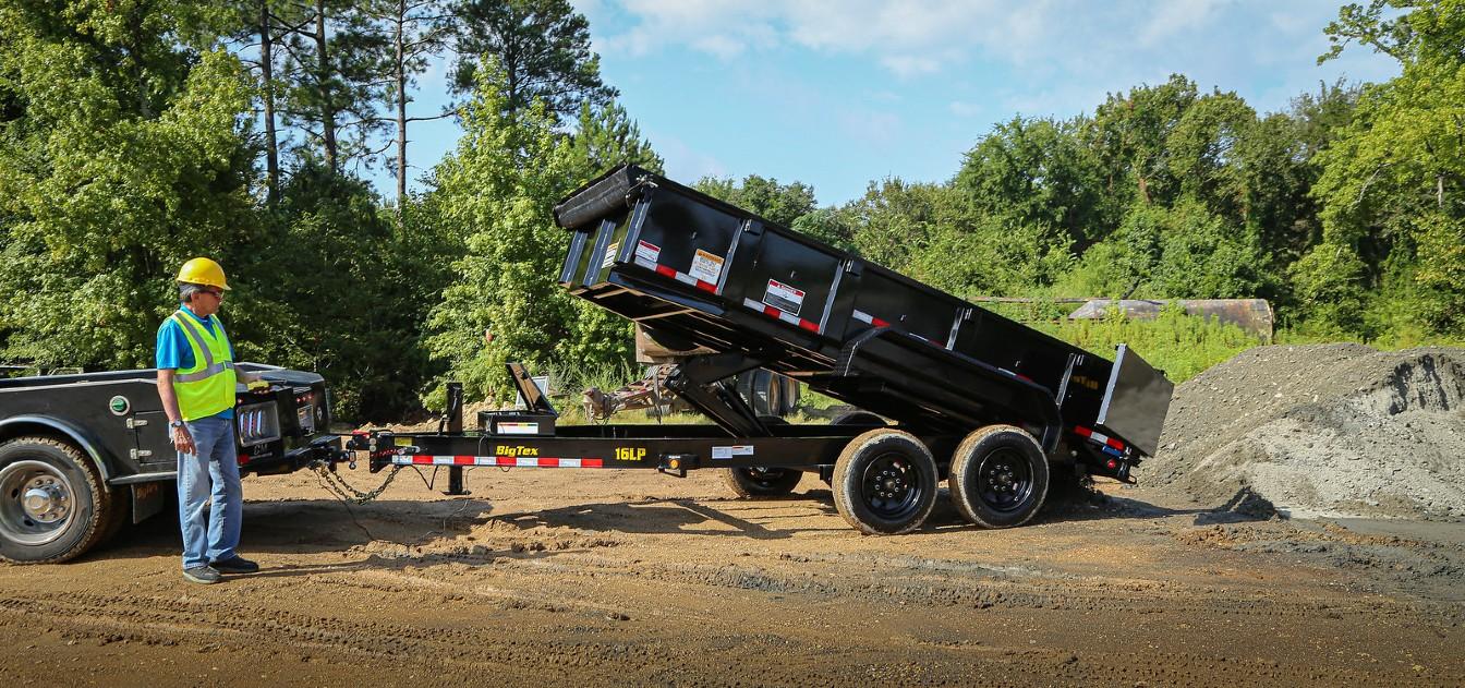 Big Tex 16LP 17.5K TAND LP DUMP 83″x16 6S Black image 0