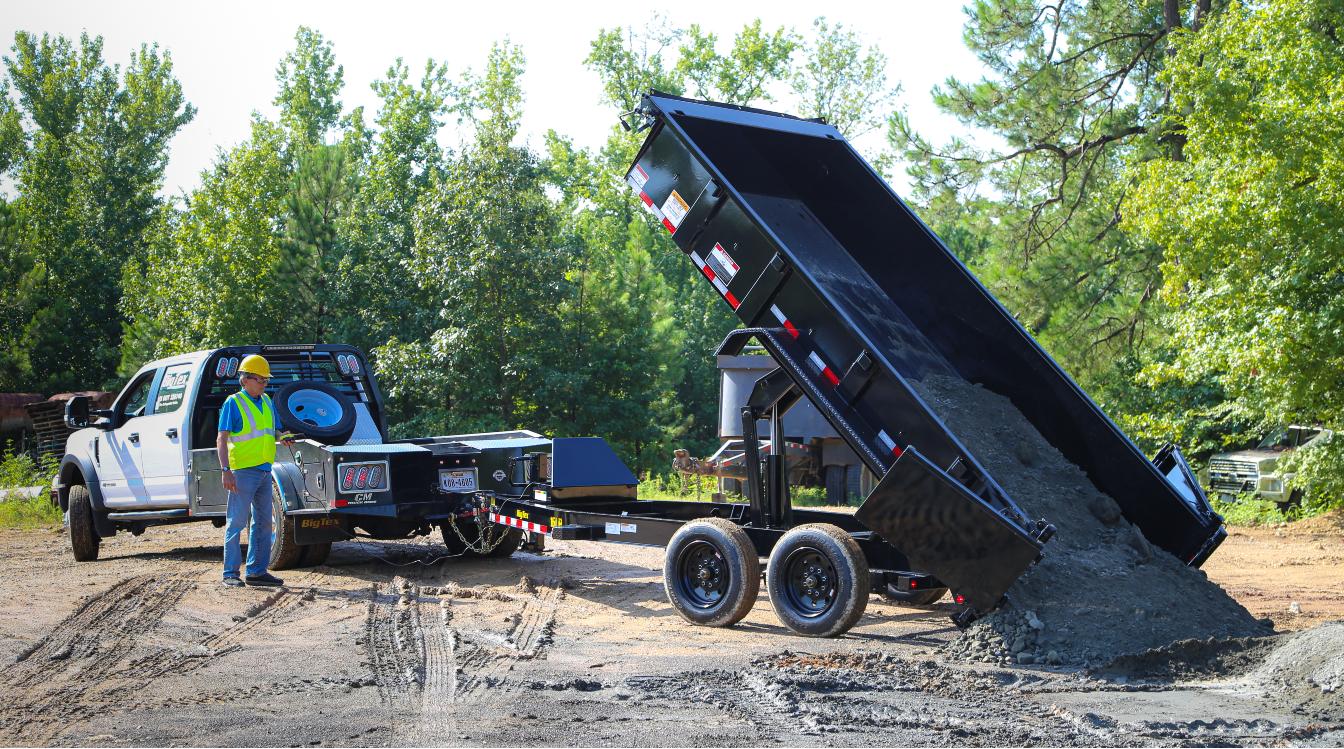Big Tex 16LP 17.5K TAND LP DUMP 83″x16 6S Black image 1