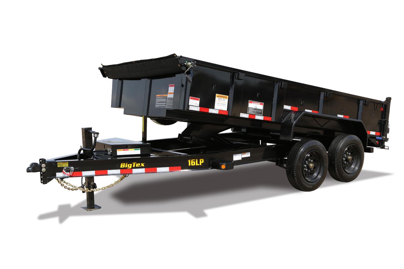 Big Tex 16LP 17.5K TAND LP DUMP 83″x16 6S Black image 2