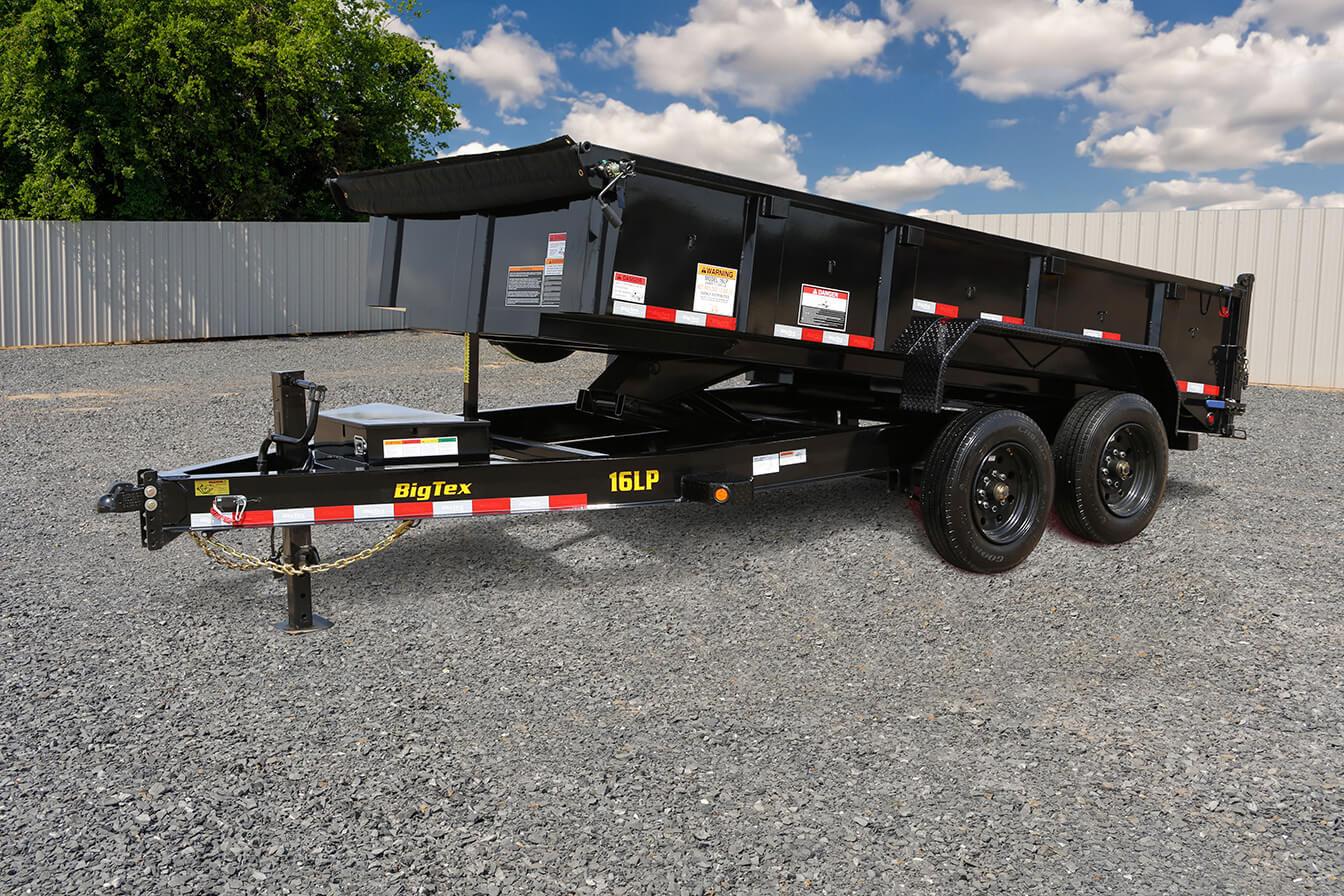 Big Tex 16LP 17.5K TAND LP DUMP 83″x16 6S Black image 5