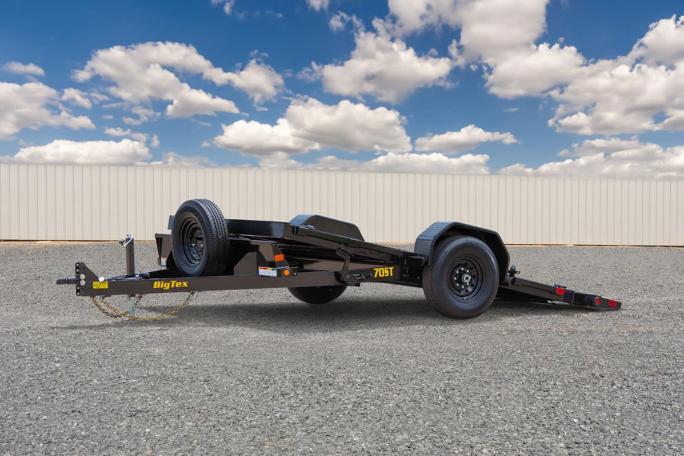 Big Tex 70ST 7K SINGLE AXLE TILT  (81″x13) BLACK image 0