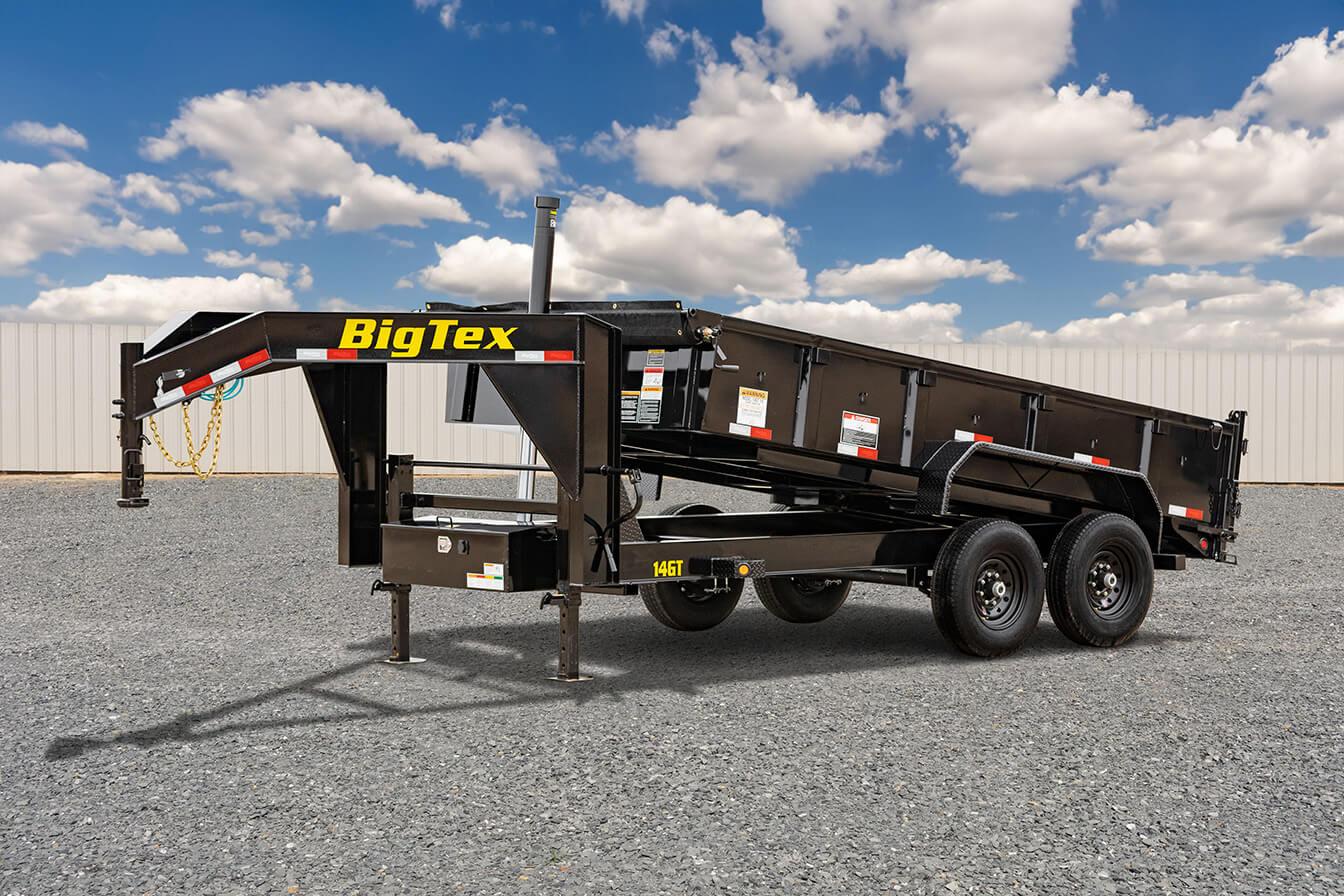 Big Tex 14GT 15.9K TAND GT DUMP 83″x14 6SIR, Black image 0