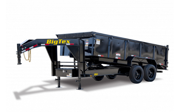 Big Tex 20GX 22K TAND GN DUMP 83″x16 6SIR, BLACK image 0