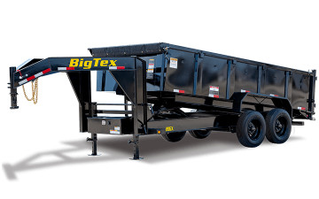Big Tex 20GX 22K TAND GN DUMP 83"x16 6SIR, BLACK