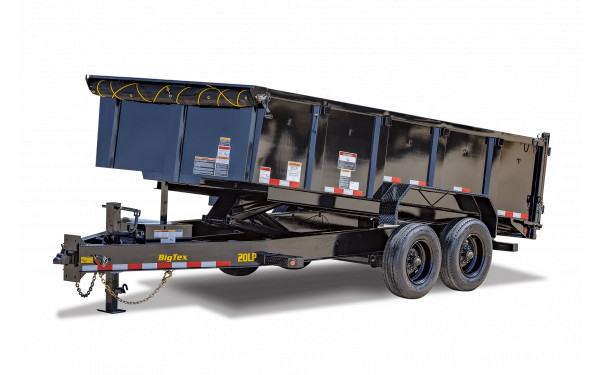 Big Tex 20LP 20K TAND LP DUMP 83″x16 6SIR Black image 0