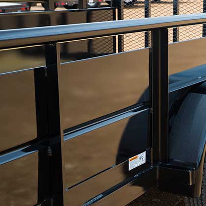 24" Tall V-Crimped Steel Sides