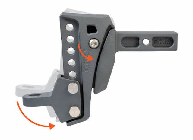 Rebellion XD CURT HITCH 6-1/4" Drop, 15000lbs, 6 Adjustable Positions