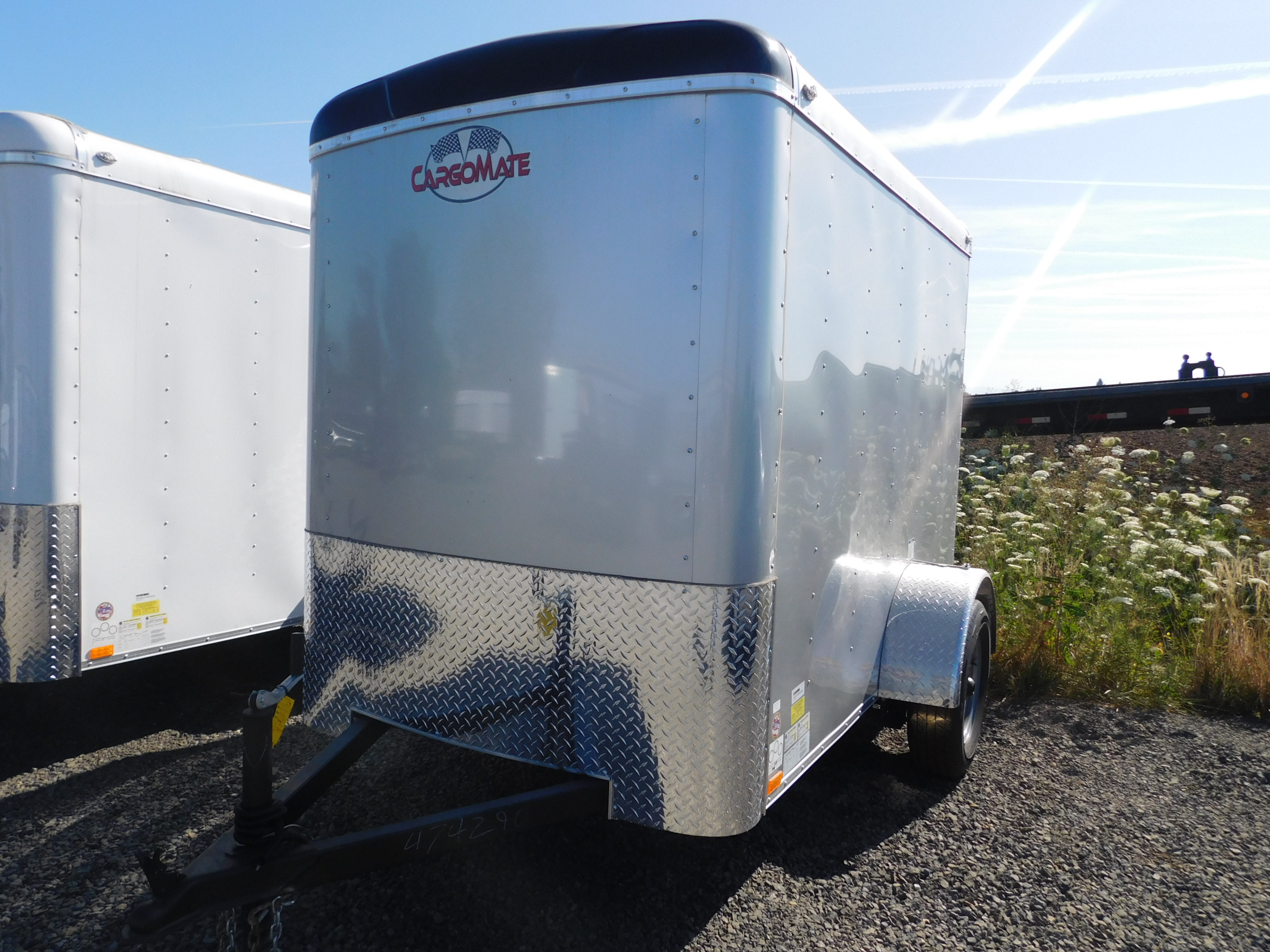 Cargo Mate BL58SA Blaser 5' x 8' Cargo Trailer with Ramp Door