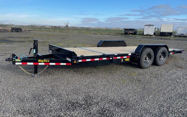 Big Tex 14TL 83" x 20 (16 + 4) Heavy Duty Tilt Bed Trailer