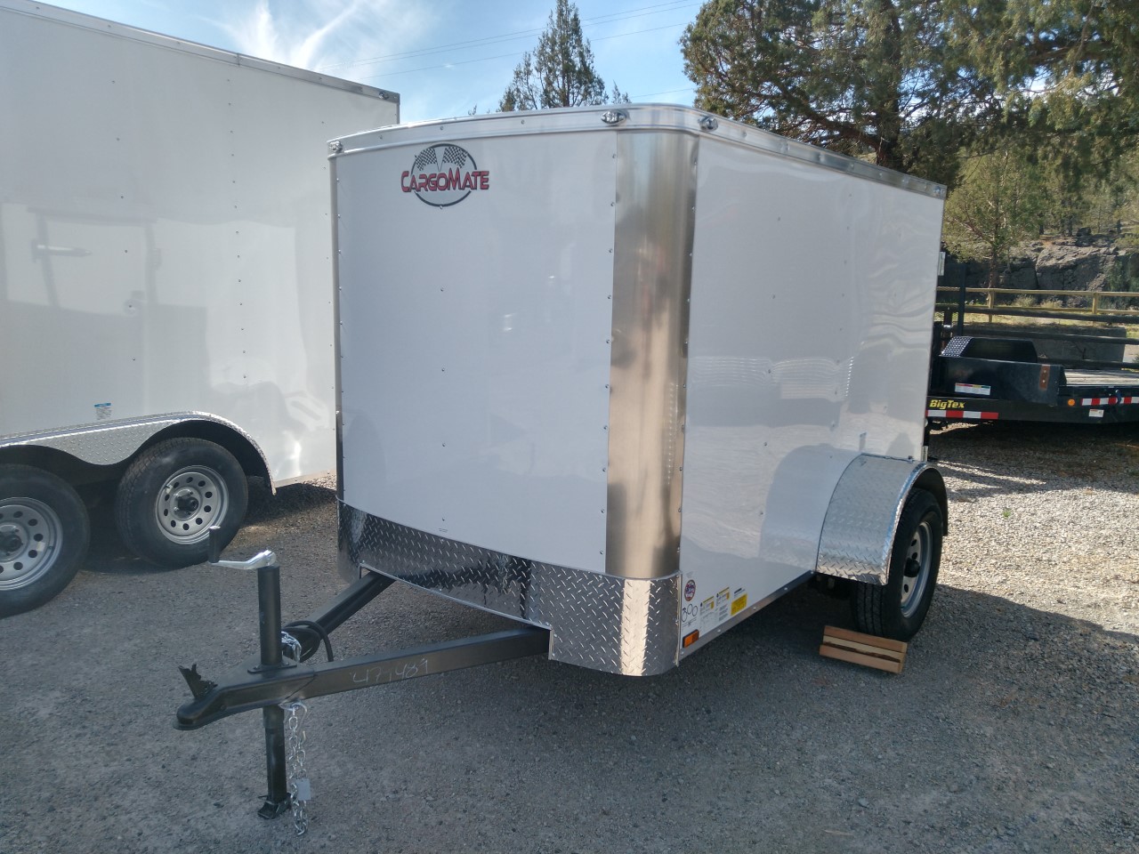 Cargo Mate BL58SA Blaser 5' x 8' Cargo Trailer with Ramp Door