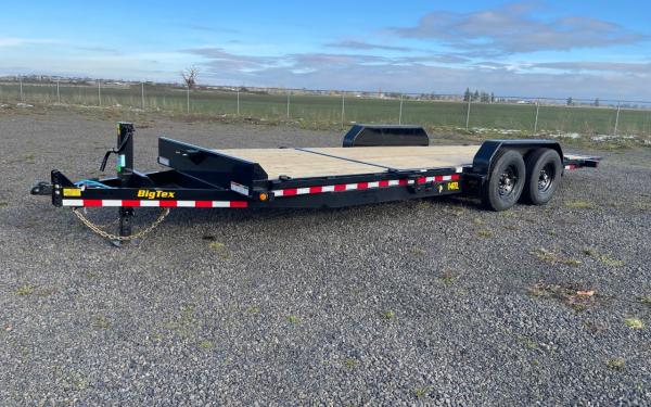 Big Tex 14TL 83" x 22 (16 + 6) Heavy Duty Tilt Bed Trailer